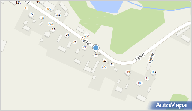 Lipiny, Lipiny, 23, mapa Lipiny