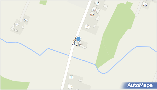 Lipiny, Lipiny, 242A, mapa Lipiny