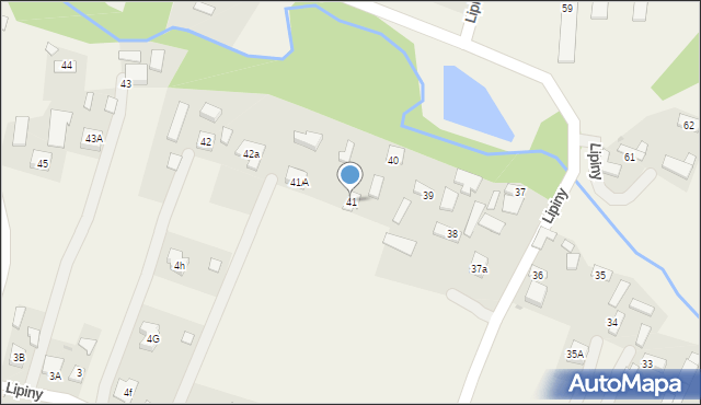 Lipiny, Lipiny, 41, mapa Lipiny