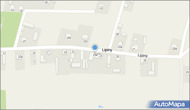 Lipiny, Lipiny, 23a, mapa Lipiny