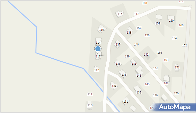 Lipiny, Lipiny, 113, mapa Lipiny
