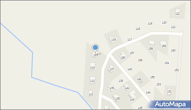 Lipiny, Lipiny, 115, mapa Lipiny