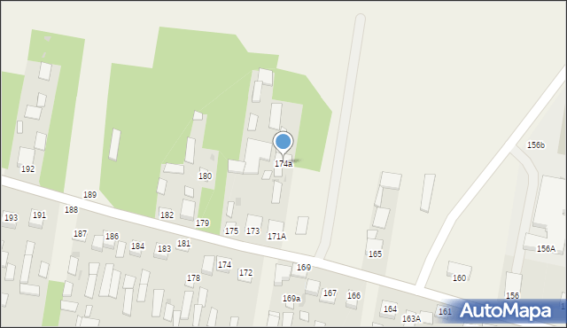 Lipiny Dolne, Lipiny Dolne, 174a, mapa Lipiny Dolne
