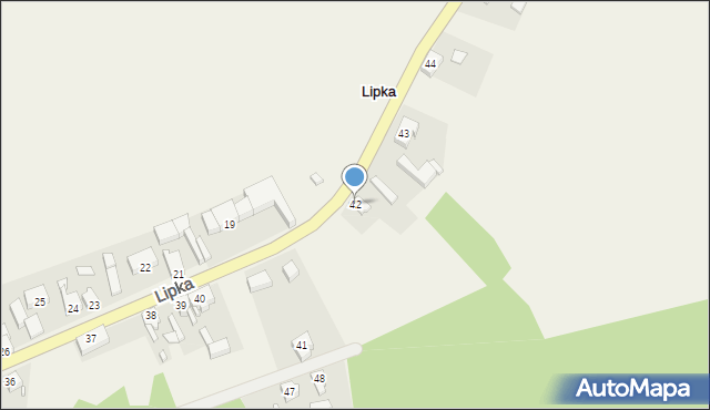 Lipka, Lipka, 42, mapa Lipka