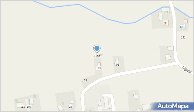 Liplas, Liplas, 115a, mapa Liplas