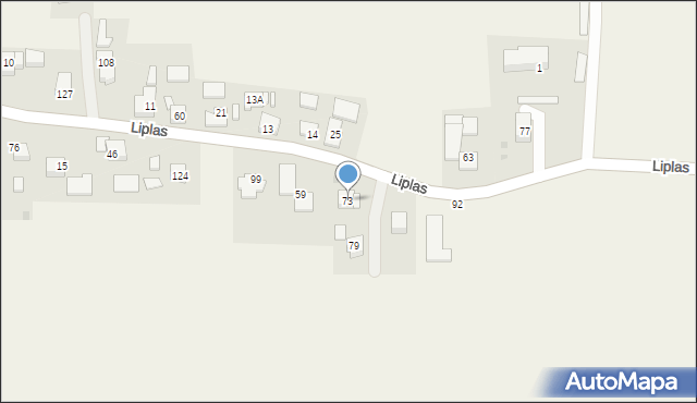 Liplas, Liplas, 73, mapa Liplas