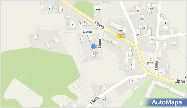 Lipna, Lipna, 8, mapa Lipna