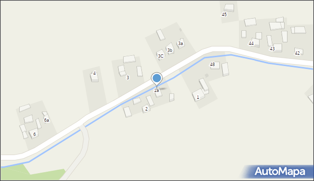 Lipna Wola, Lipna Wola, 1a, mapa Lipna Wola