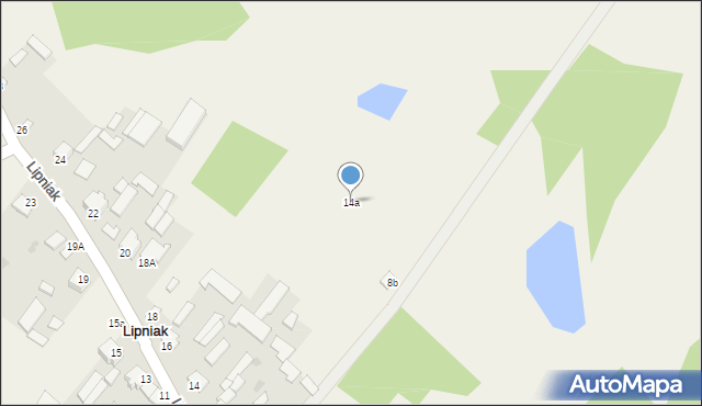 Lipniak, Lipniak, 14a, mapa Lipniak