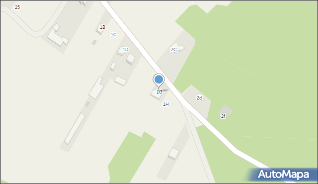 Lipniak, Lipniak, 1G, mapa Lipniak