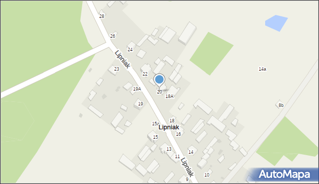 Lipniak, Lipniak, 20, mapa Lipniak