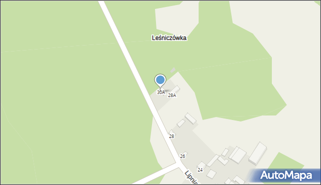 Lipniak, Lipniak, 30A, mapa Lipniak