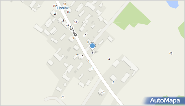 Lipniak, Lipniak, 6, mapa Lipniak