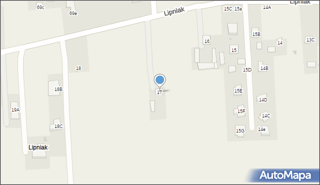 Lipniak, Lipniak, 17, mapa Lipniak