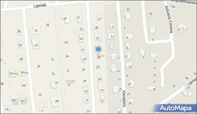 Lipniak, Lipniak, 1E, mapa Lipniak
