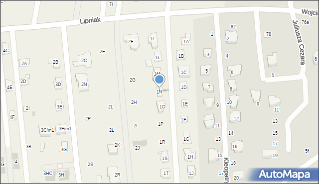Lipniak, Lipniak, 1N, mapa Lipniak