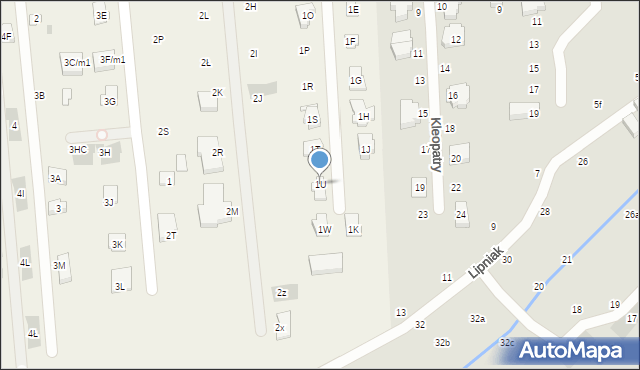 Lipniak, Lipniak, 1U, mapa Lipniak