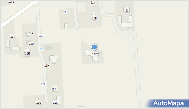 Lipniak, Lipniak, 21C, mapa Lipniak