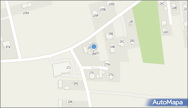 Lipniak, Lipniak, 25A, mapa Lipniak