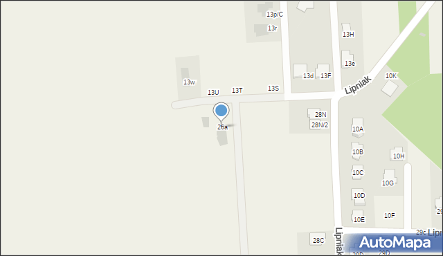 Lipniak, Lipniak, 26a, mapa Lipniak