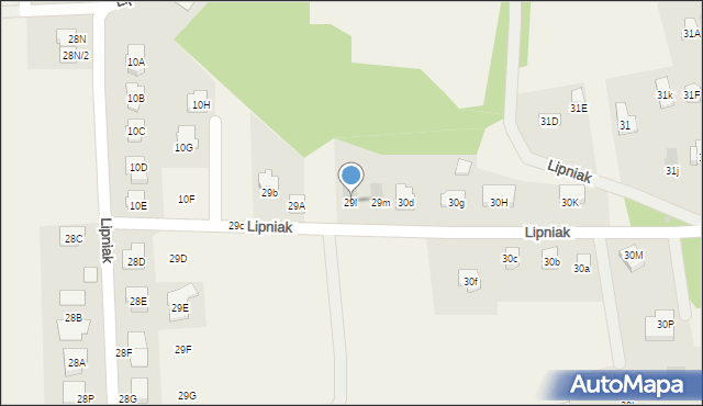 Lipniak, Lipniak, 29l, mapa Lipniak