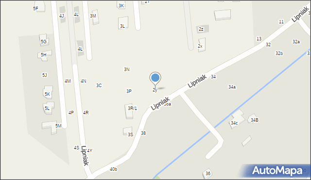 Lipniak, Lipniak, 2y, mapa Lipniak