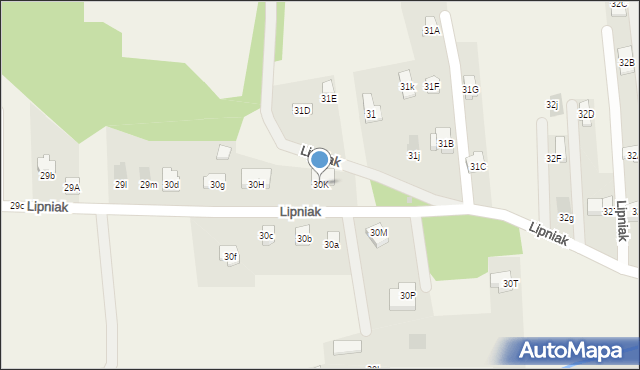 Lipniak, Lipniak, 30K, mapa Lipniak