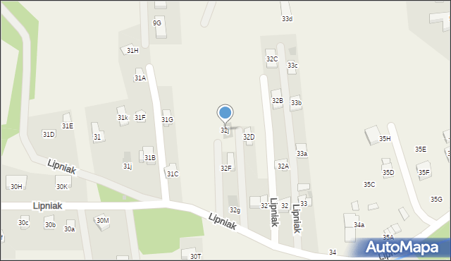 Lipniak, Lipniak, 32j, mapa Lipniak