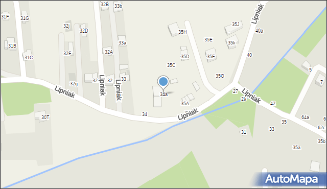 Lipniak, Lipniak, 34a, mapa Lipniak