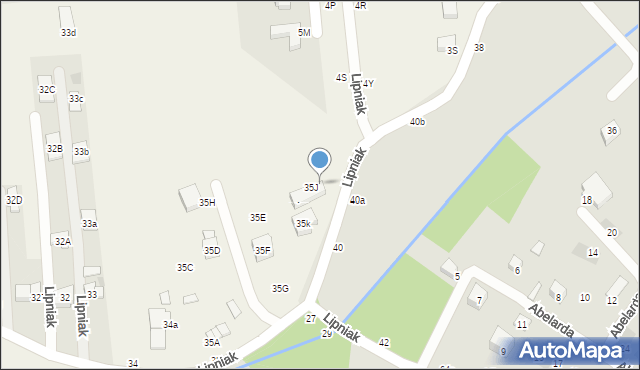 Lipniak, Lipniak, 35J/1, mapa Lipniak