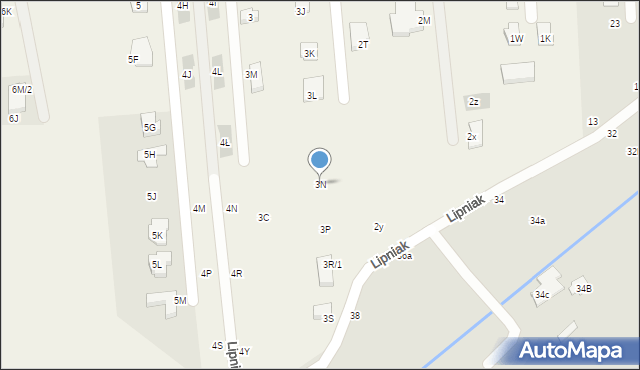 Lipniak, Lipniak, 3N, mapa Lipniak