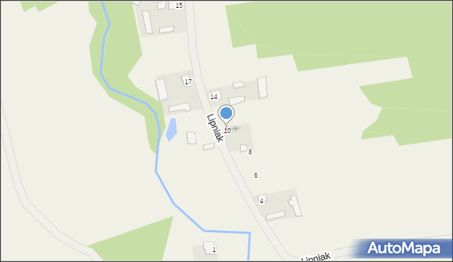 Lipniak, Lipniak, 10, mapa Lipniak