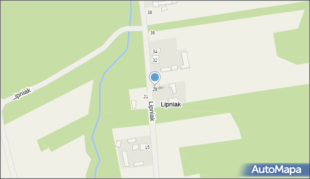 Lipniak, Lipniak, 28, mapa Lipniak