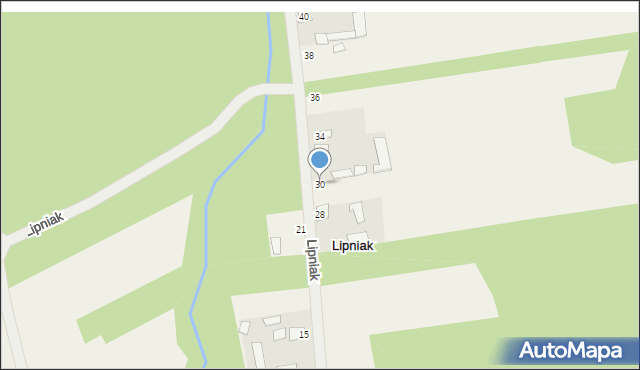 Lipniak, Lipniak, 30, mapa Lipniak