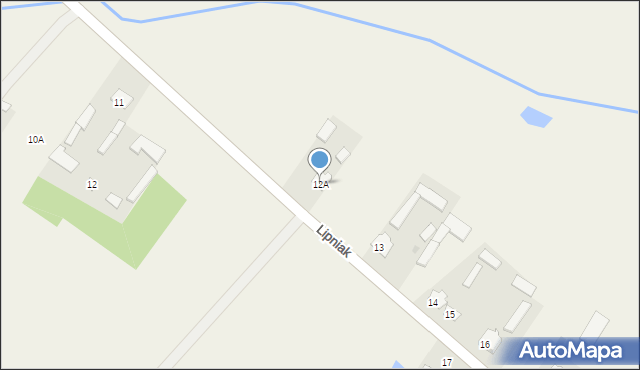 Lipniak, Lipniak, 12A, mapa Lipniak