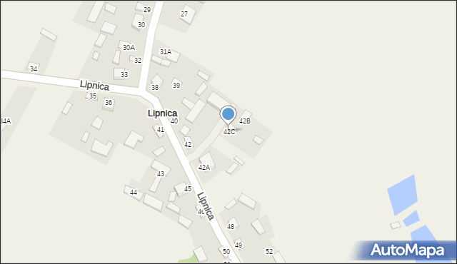 Lipnica, Lipnica, 42C, mapa Lipnica