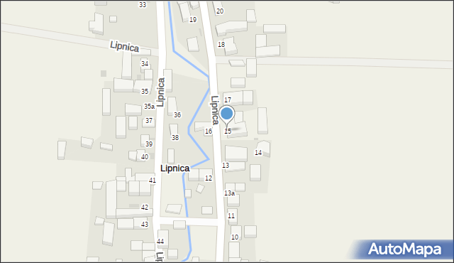 Lipnica, Lipnica, 15, mapa Lipnica