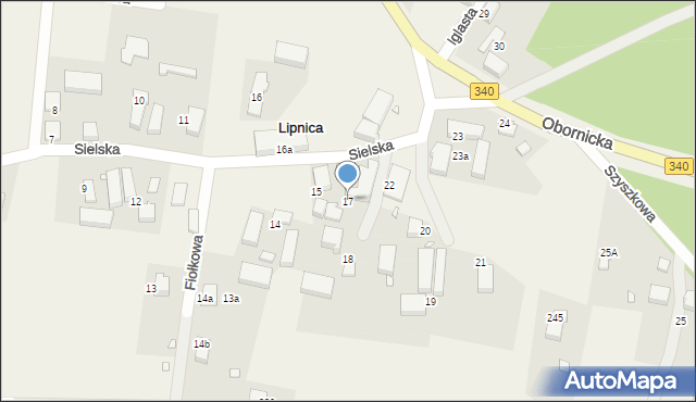 Lipnica, Lipnica, 17, mapa Lipnica