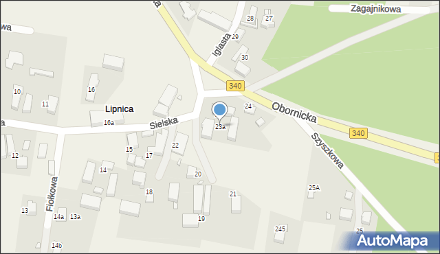 Lipnica, Lipnica, 23a, mapa Lipnica