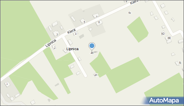 Lipnica, Lipnica, 4b, mapa Lipnica