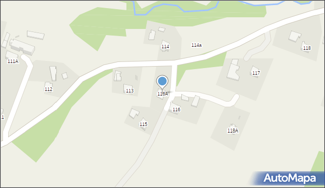 Lipnica Dolna, Lipnica Dolna, 116A, mapa Lipnica Dolna