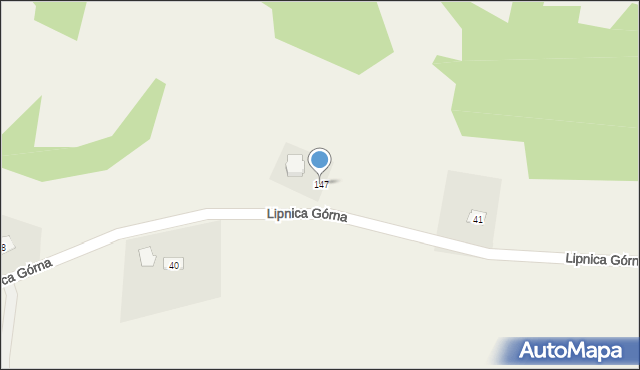 Lipnica Górna, Lipnica Górna, 147, mapa Lipnica Górna