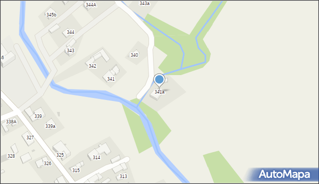 Lipnica Mała, Lipnica Mała, 341a, mapa Lipnica Mała