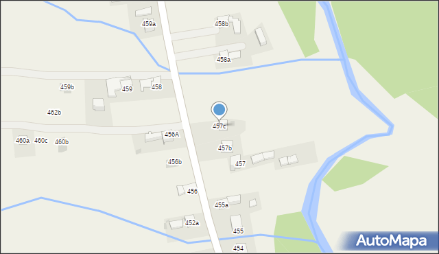 Lipnica Mała, Lipnica Mała, 457c, mapa Lipnica Mała