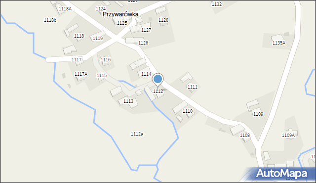 Lipnica Wielka, Lipnica Wielka, 1112, mapa Lipnica Wielka