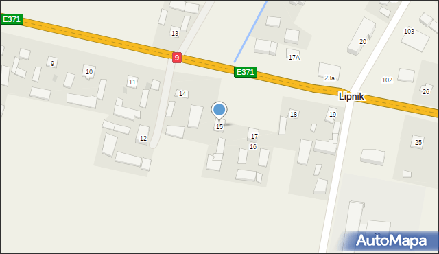 Lipnik, Lipnik, 15, mapa Lipnik