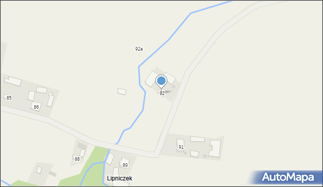 Lipnik, Lipnik, 92, mapa Lipnik