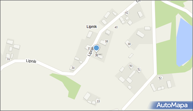 Lipnik, Lipnik, 36, mapa Lipnik