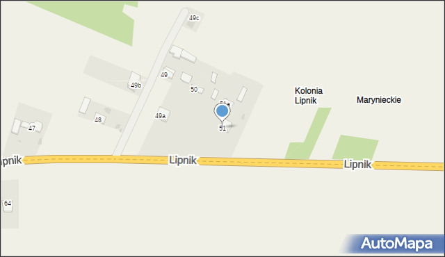 Lipnik, Lipnik, 51, mapa Lipnik