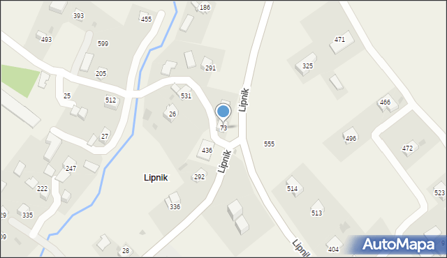 Lipnik, Lipnik, 73, mapa Lipnik